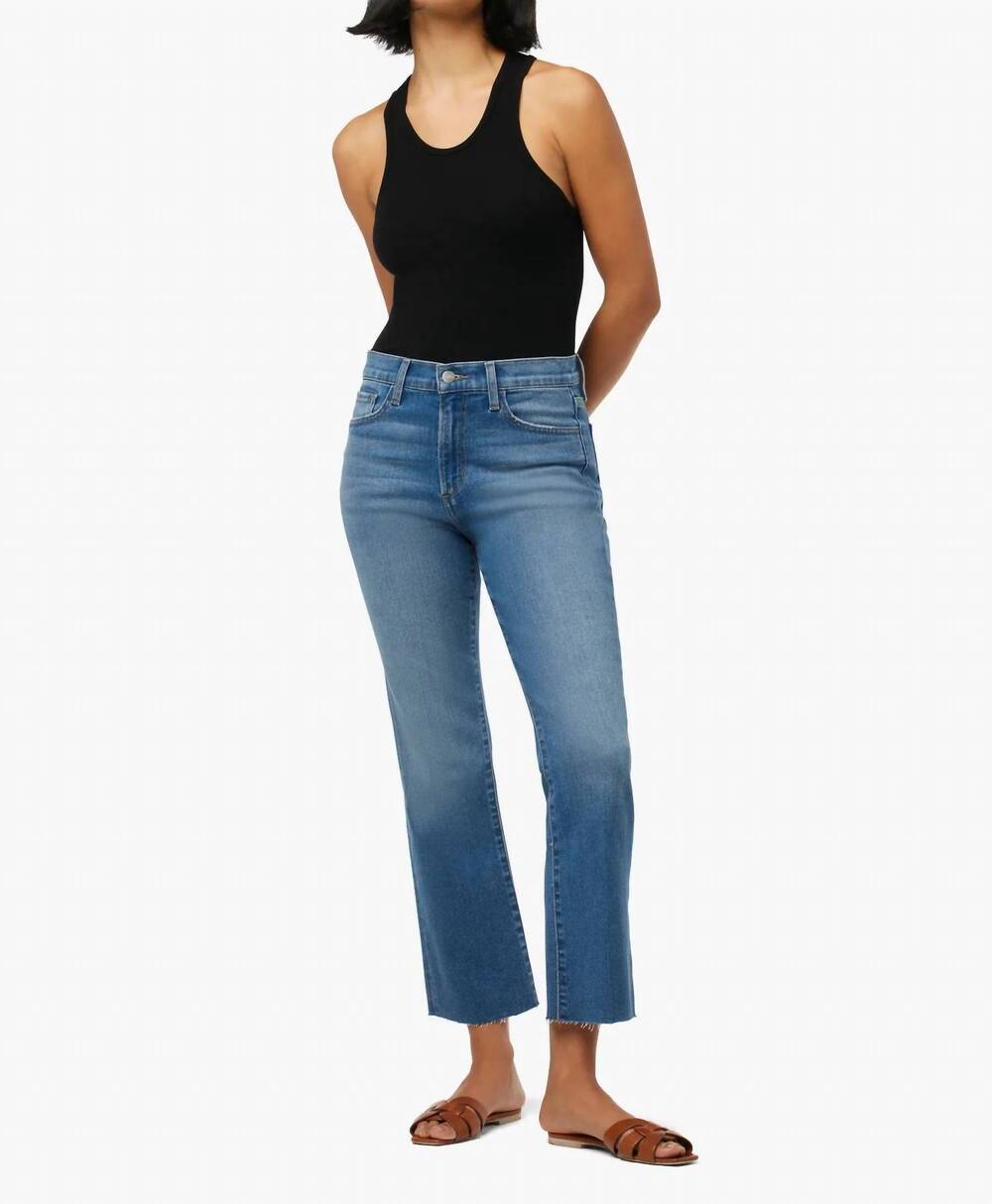 NEW JOE'S JEANS callie high rise cropped boot cut jeans in glimpse